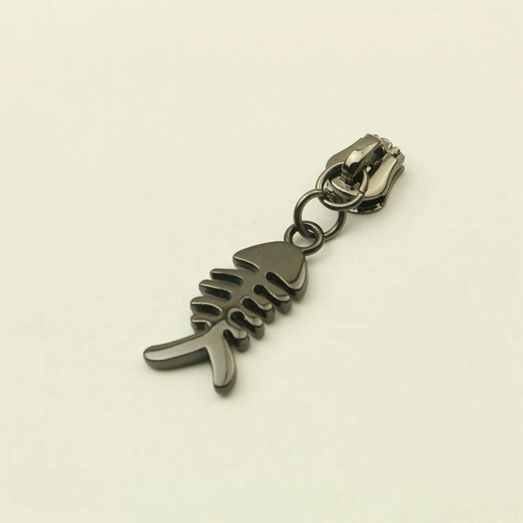 5 шт. Fish Bone # металлические ползунки для молнии металлических сумок на Одежда