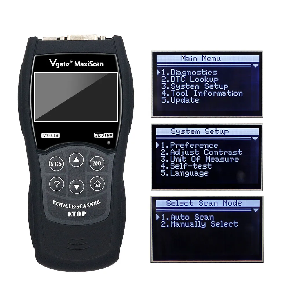 Новинка Универсальный Автомобильный диагностический сканер VS890 / XD601 Vgate OBD2 CAN BUS