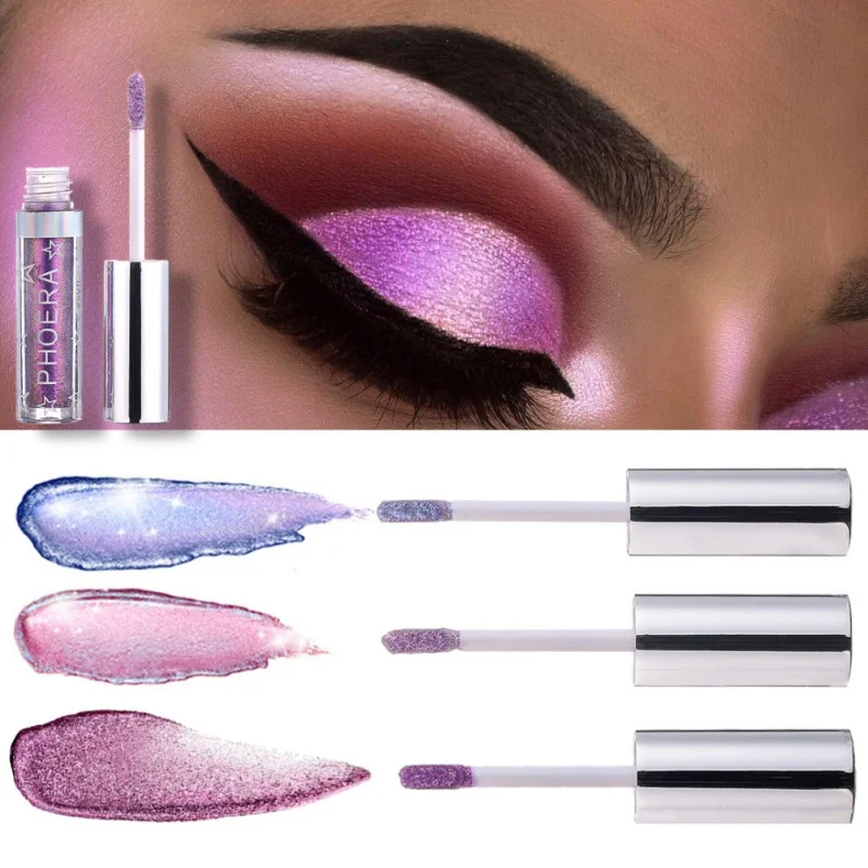 

Sexy Party Makeup Long Lasting Waterproof Magnificent Metal Glitter And Glow Liquid Eyeshadow