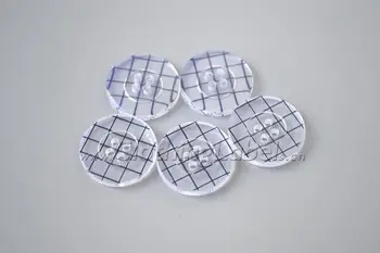 

Custom resin button for clothing, shoes, bags, t-shirts etc., small size, eco-friendly with laser printing of logo