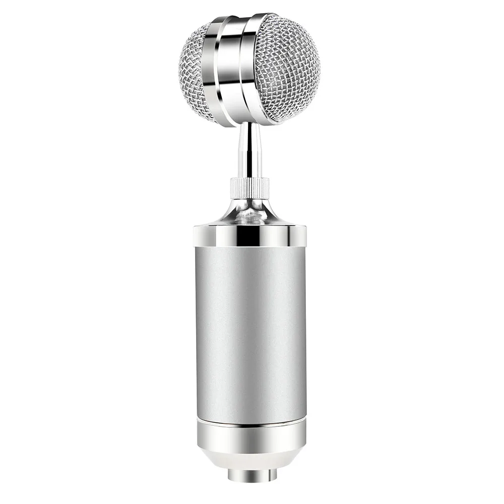 EPULA Mikrofon наборы профессиональный караоке студийный USB конденсаторный микрофон для компьютера/ноутбука/ПК запись Mikrofon Bezprzewodowy - Цвет: PK