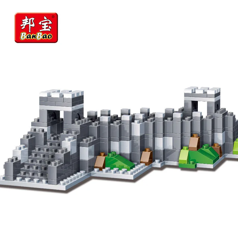 

Banbao 6558 Great Wall of China models 274 pcs Plastic Model Building Block Sets DIY Toys Educational block Toys