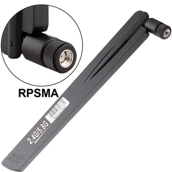 

1PC RPSMA 2.4G 5.8G Wifi 8DBI LTE Connector Antenna for Huawei Router