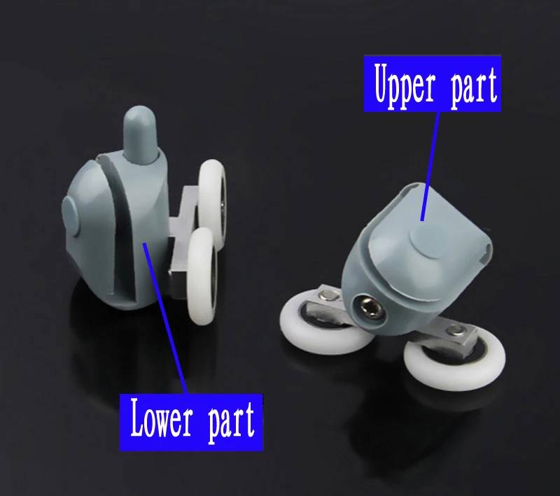 Rolo dobro da porta do chuveiro, corredor