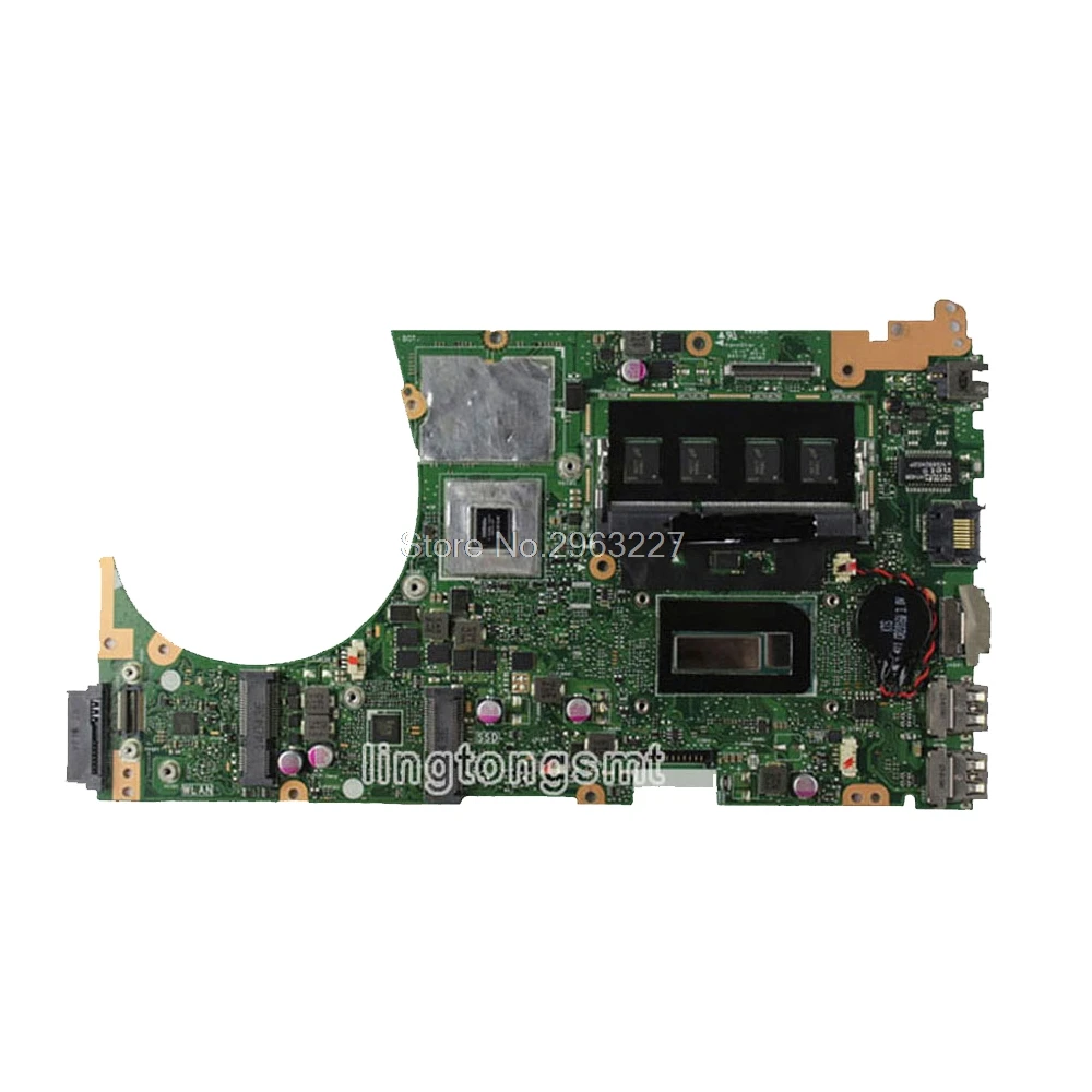 S551LN материнская плата i3CPU REV2.2 GT840 2G RAM для For Asus K551L K551LB S551L ноутбука плата|motherboard
