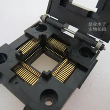 IC51-0604-468 QFP60 горящая розетка золотое покрытие тестовая плата для интегральных схем сиденье тестовое гнездо тестовый стенд