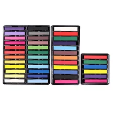 Красота 6 шт удобный временный супер краска для волос цвет Цвет Мел Цвет волос безалкогольные мелки для Пастель для волос