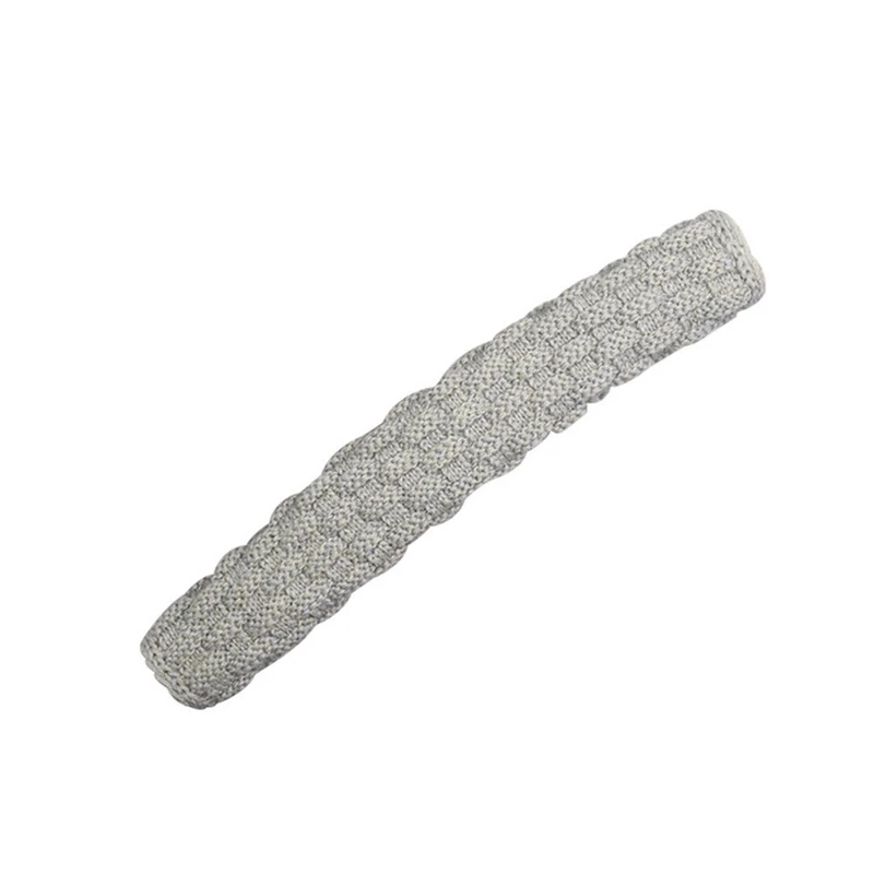 Универсальная эластичная плетеная ткань для наушников, повязка на голову, наволочка, протектор, грация - Цвет: Gray