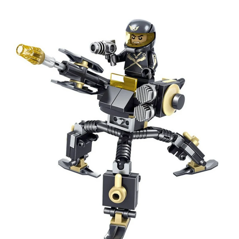 X-Agents-Blocks-8Pcs-with-Helicopter-Motorcycle-8-Different-Future-Policemen-Gift-Toys-for-Children-Technic (2)