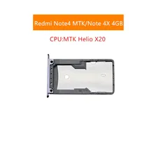Держатель для карт слот лоток Xiaomi Redmi Note 4 MTK/ 4X Гб Nano SIM карта Micro SD