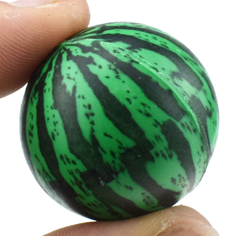 3 шт./партия, детский зеленый арбузный шарик, эластичный шар 30 мм, специально для игрушечного шара, скручивающая машина, игрушечный мяч для