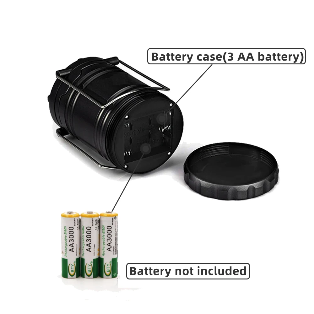 Aimkeeg 30 LED Camping Light Led Lantern Battery Light Retractable Portable Led Tent Light Work Lamp for Camping Hiking Fishing
