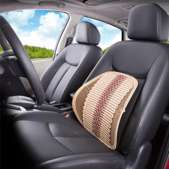 

1 Piece Car Anti-static Lumbar Seat Back Breathable Antibacterial Machine Made Massage Ice Silk Waist Protection Lumbar Cushion
