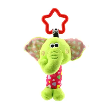 

Children Plush Toys Colorful Animal Hanging Bed Crib Stroller Appease Dolls Rattles Grasping Toy Boy Girl Baby Kids Gift -17 M09