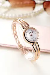 2018 Новый Элитный бренд мода кварцевые часы Для женщин Дамы Нержавеющая сталь браслет Часы Повседневное часы Женское платье подарок Relogio