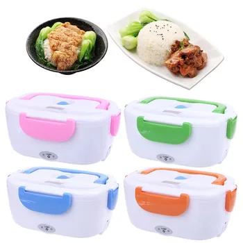 

Portable Electric Heated Food Warmer Box Container Lunch Meal Lunchbox 110V US
