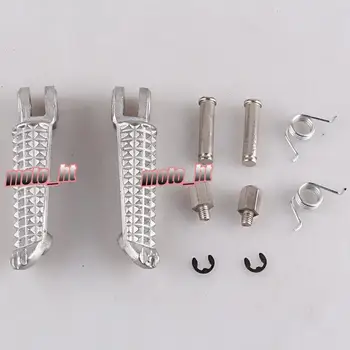 

GZYF Motorcycle Front Foot Peg Footrest Footpeg for Yamaha YZF R1 1998-2011 & YZF R6 1999-2012 & YZF R6S 2003-2008 Silver