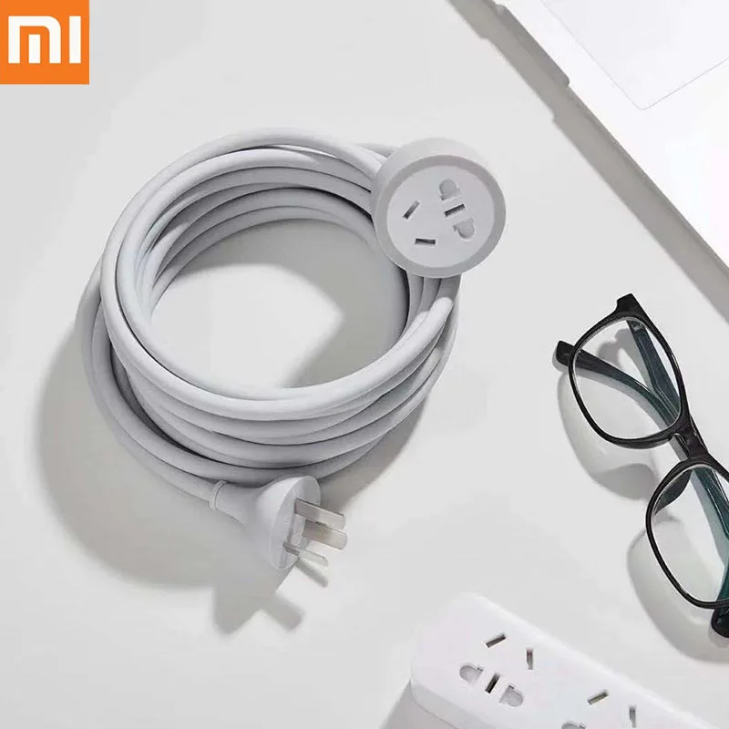 

Xiaomi Mijia Patch Panel Extension Power Cable 4.8m International Combination Jack 750 Degree Flame Retardant Plug Cables HOT