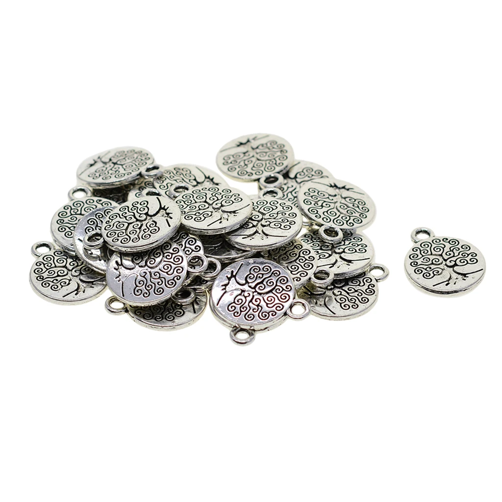 60 Pieces Tibetan Silver Color Filigree Om Yoga   Charms DIY Yoga Charms for Jewelry Making Accessories