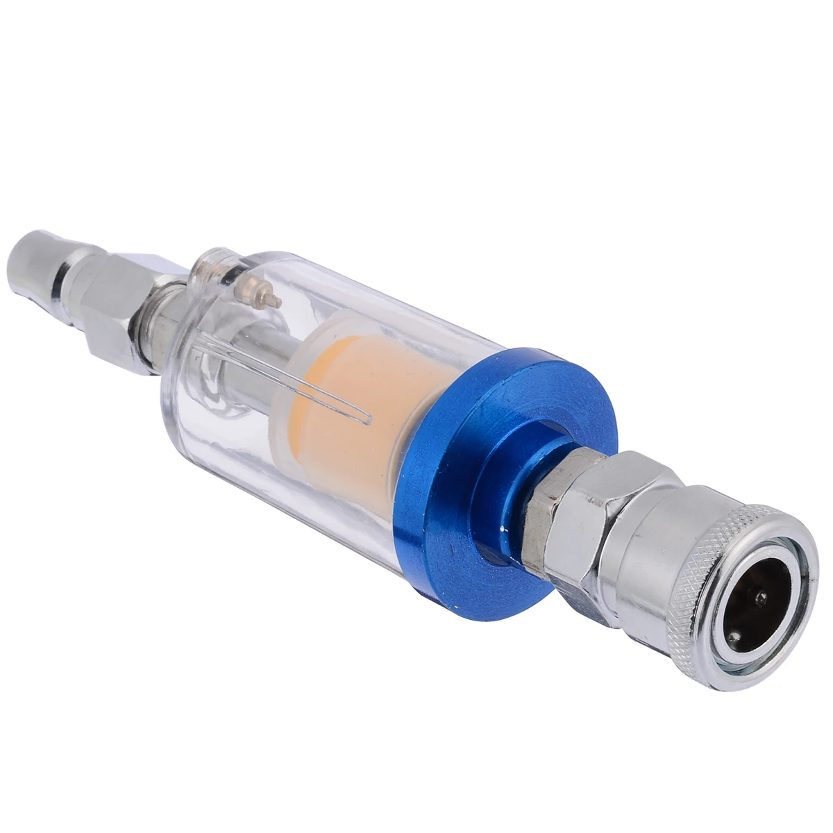 New 1/4" Mini Water Filter Oil Water Separator Air Hose Filter Bowl Moisture Trap For Air Compressor Paintwork Spray Tool Parts