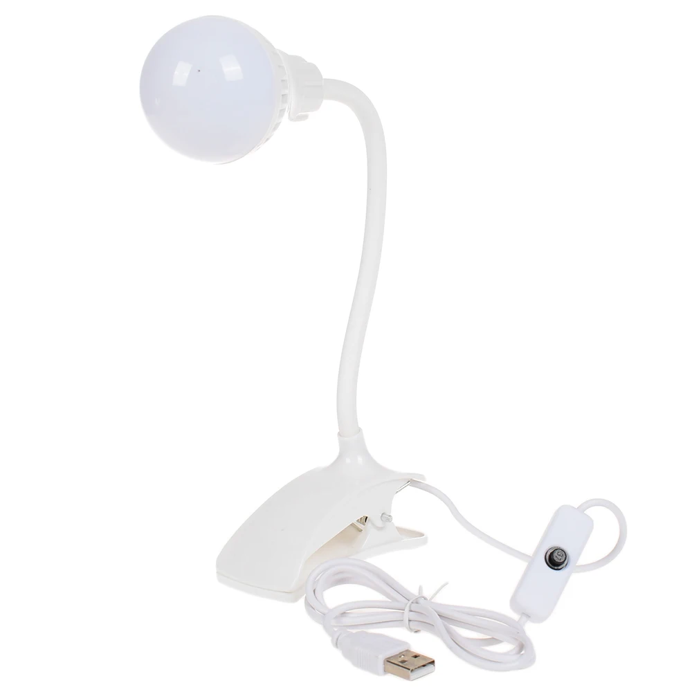 Modern LED clip lamp super bright led desk USB rechargeable table