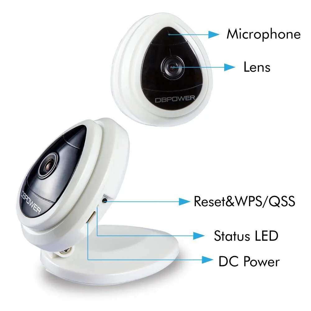 Wifi camera app. Дисплей для ip камеры. dbpower 720 p. ip микрофон wifi. камера wi-fi движения беспроводная запись колонки.