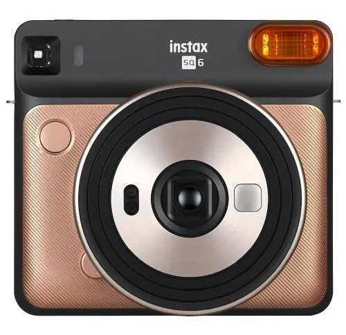 Подлинная Fujifilm Instax квадратный SQ6 мгновенных Фильм Камера Румяна золото/серый графит/жемчужно-белый Цвета - Цвет: Blush Gold