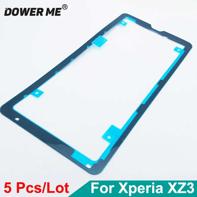 

Dower Me 5Pcs/Lot LCD Display Screen Waterproof Adhesive Back Door Battery Cover Sticker Glue For SONY Xperia XZ3 6.0"