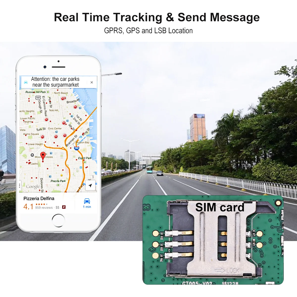 Автомобильный gps трекер GT005 мини автомобильный GSM SMS GPRS сеть в реальном времени для