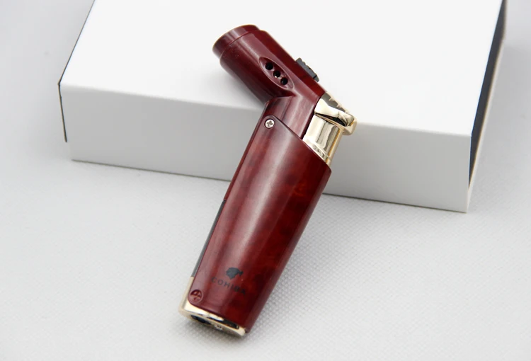 COHIBA модные аксессуары для курения ветрозащитные 1 фонарь Зажигалка струйного