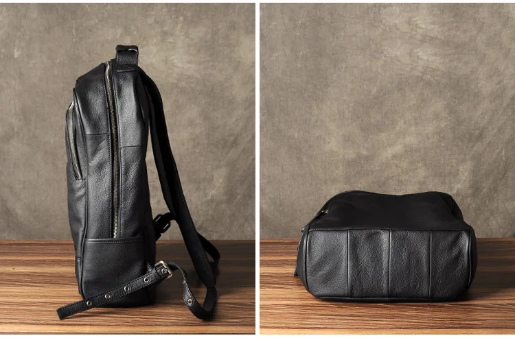 AETOO Original genuine Leather Retro Men backpack real cow Leather Large Capacity backpack men laptop backpack business bags
