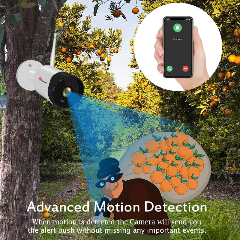  Sanan Outdoor Security 4G Camera With SIM Card Wireless gsm Camera 30PCS IR Night Vision 1080P Surv