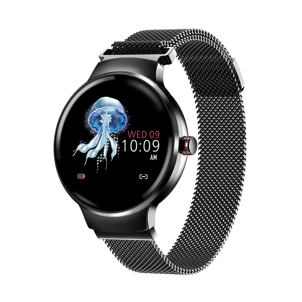 

H5 Women's Heart Rate Activity Fitness Tracker Color Touch Screen Waterproof Watch with Heart Tracking Smart Bracelet
