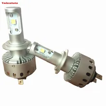 2*Turbo Plug/Play H7 LED Headlight Kit 7S 80W CREE XHP50 Chip 8000LM 6500K Headlight Bulbs Automotive Lighting Headlight