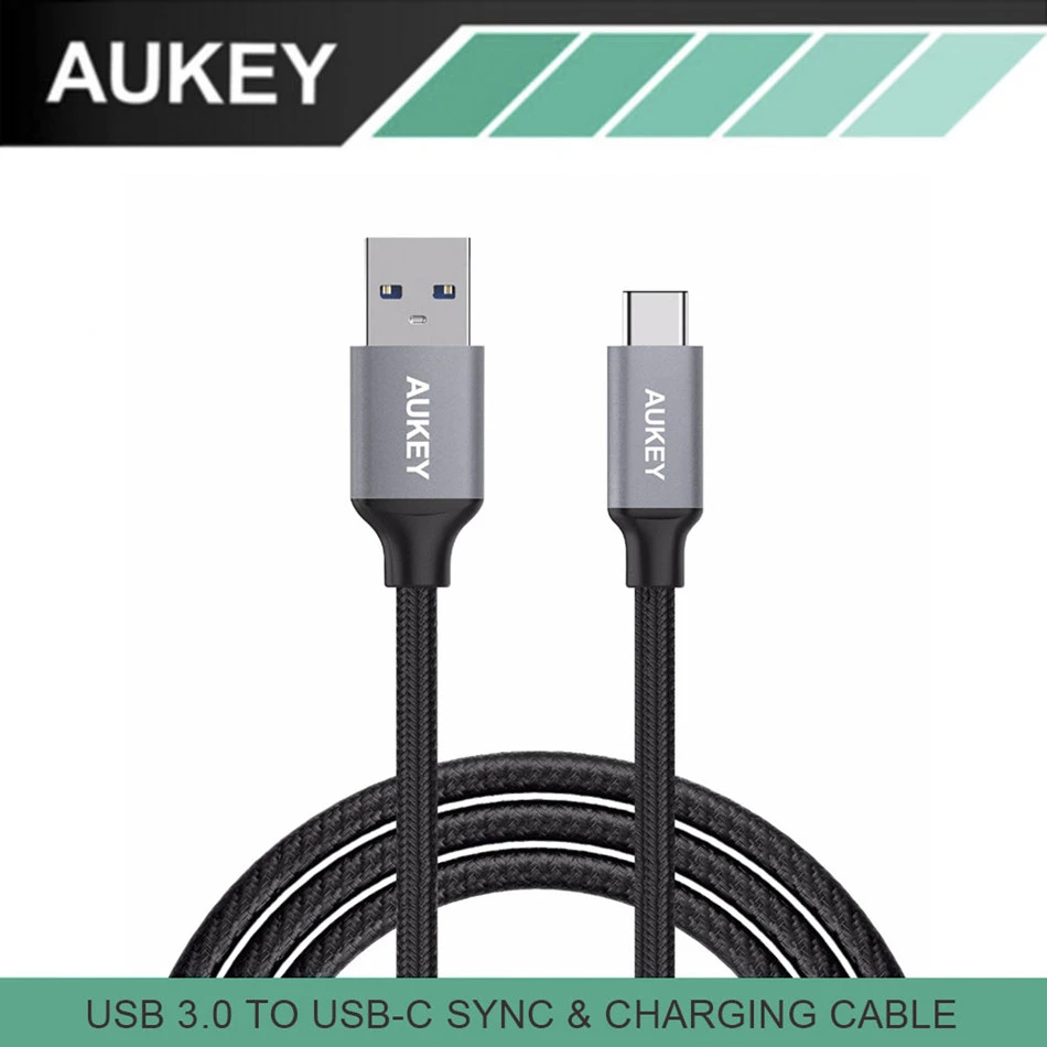 Aukey Type C Cable Usb 3 0 To Usb C Hi Speed Braided Fast Charge Data Transfer Cable For Macbook Samsung S8 Xiaomi Mi5 Mi6 Lg G5 Cable Usb Usb Cusb C Type Aliexpress
