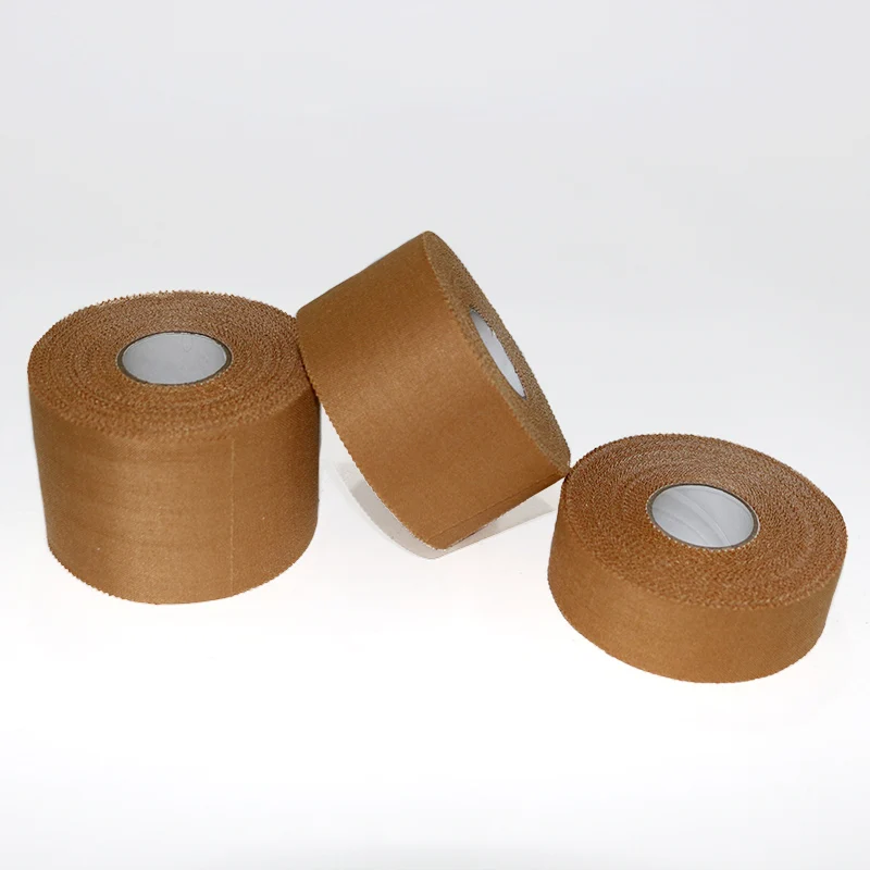 4rolls/lot Madimed  2.5cm/3.8cm/5cm x13.7m Viscose Rigid Strapping Sports Tape Microporous glue Leukotape Zinc Oxide 2