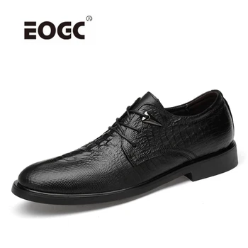 

Natural Cow Leather Men Oxford Shoes Handmade Business Wedding Dress Shoes Men Plus Size Flats Shoes