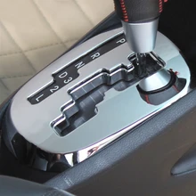 Для KIA RIO K2 2011 2012 2013 ABS хромированная отделка MT/AT рычаг переключения передач автомобиль специальный пост покрытие украшения Модель автомобиля аксессуары