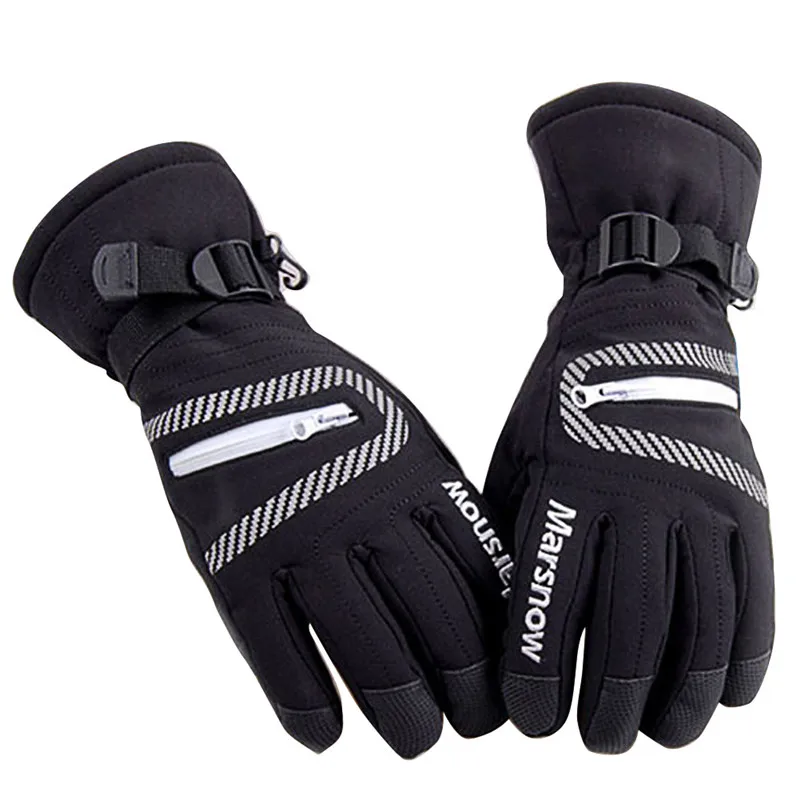 Зимние профессиональные лыжные перчатки для девочек и мальчиков, для взрослых, для родителей и детей, водонепроницаемые теплые перчатки, Детские ветрозащитные лыжные перчатки для сноуборда, S-XL