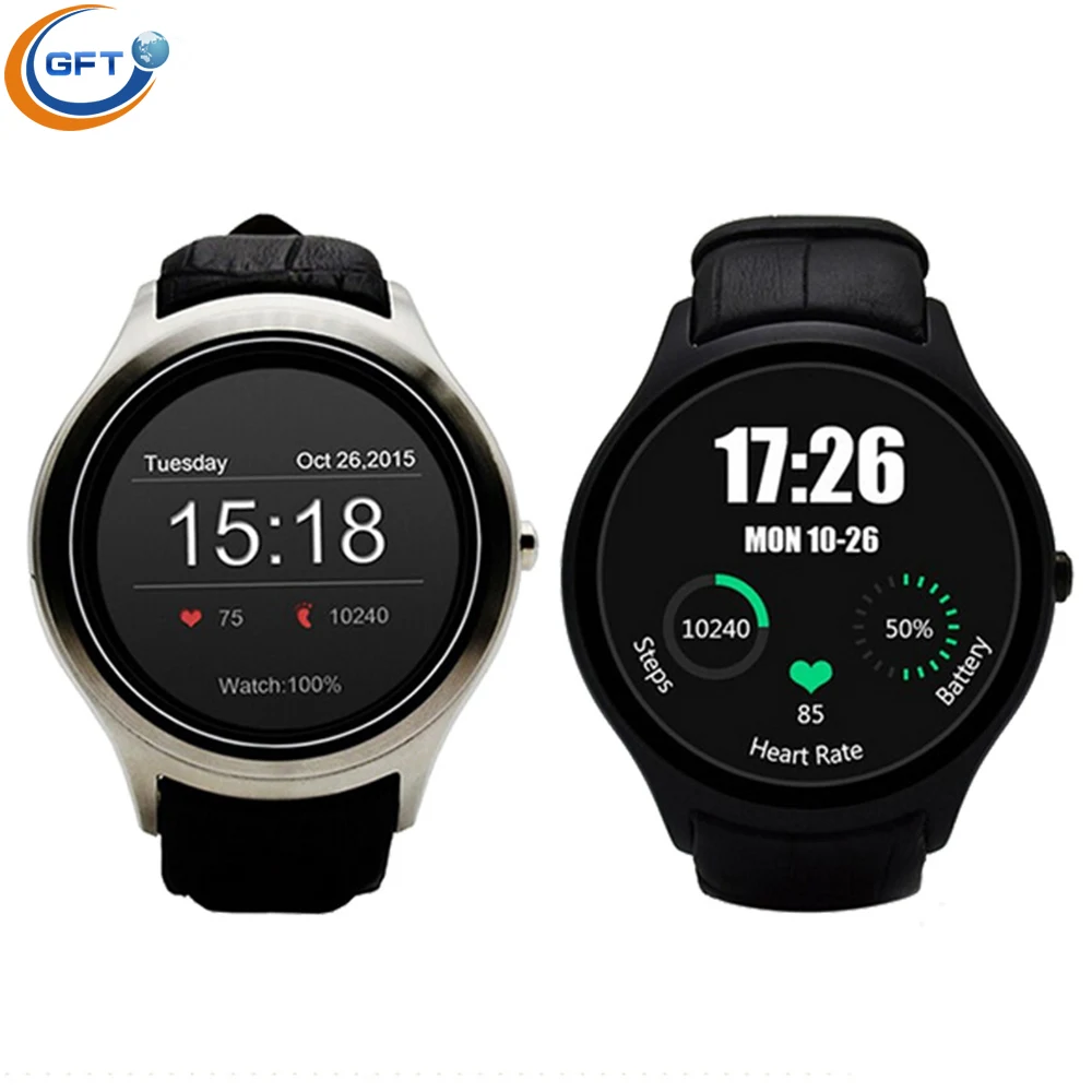 GFT D08 Free Shipping Watch Smart 3G with Android 4 4 WCDMA WiFi GPS supports SIM