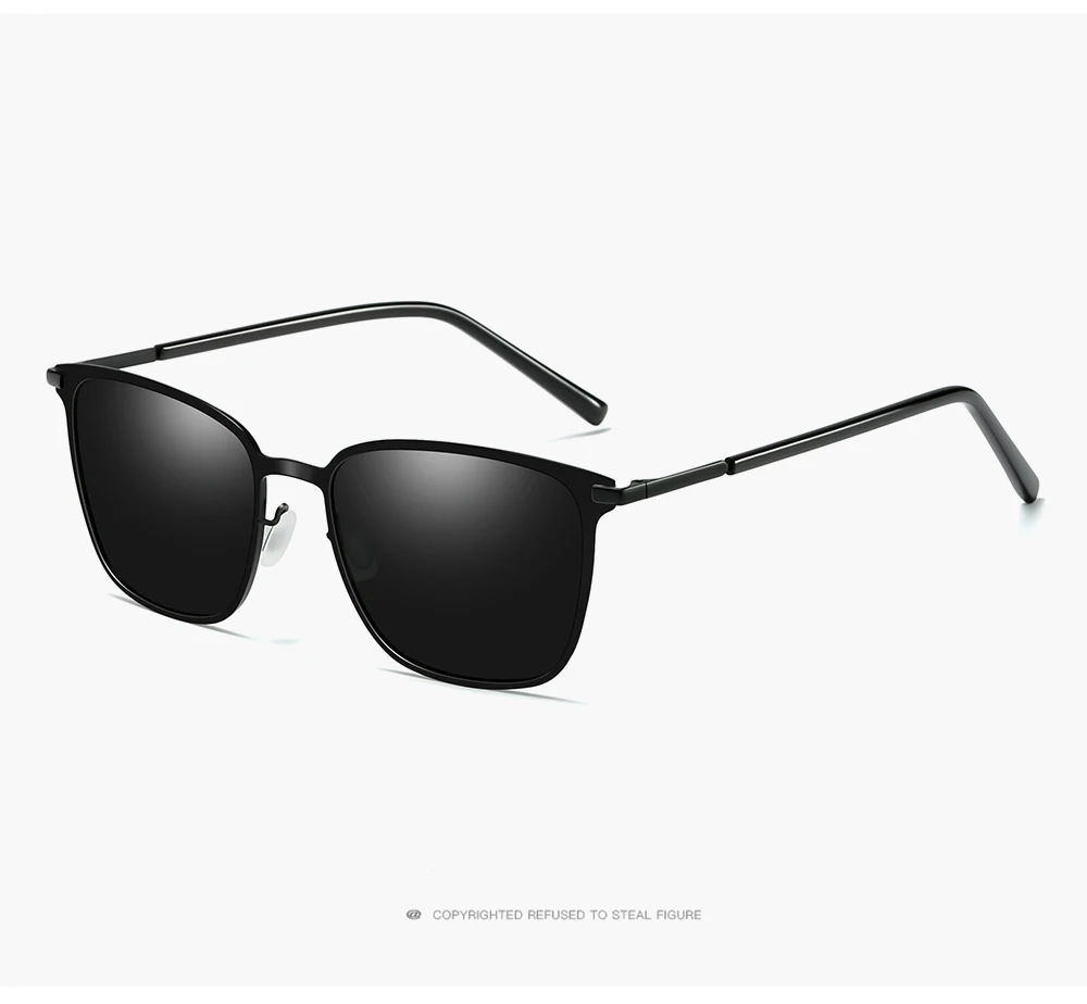 LEIDISEN поляризационные Солнцезащитные очки Мужские UV400 водительские ослепительные цветные классические брендовые дизайнерские уличные модные металлические солнцезащитные очки 0864