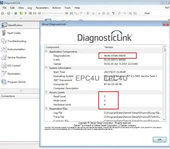 

100% work Detroit Diesel Diagnostic Link 8.06 DDDL 8.06 - Engineering level3 unlocked keygen with software+troubleshooting data