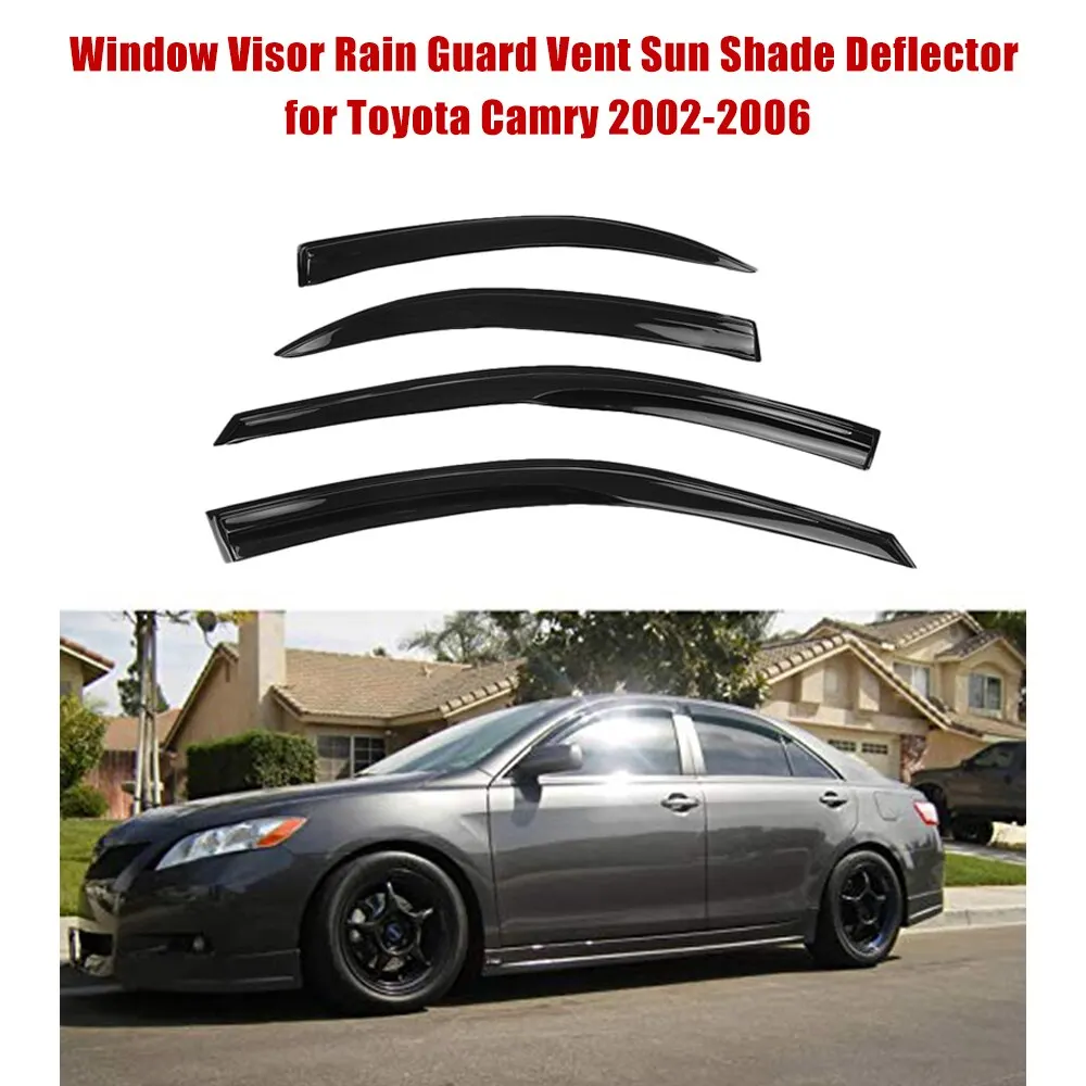 

Auto Car Window Visor Rain Guard Vent Sun Shade Deflector Car Accessories for Toyota Camry 2002-2006