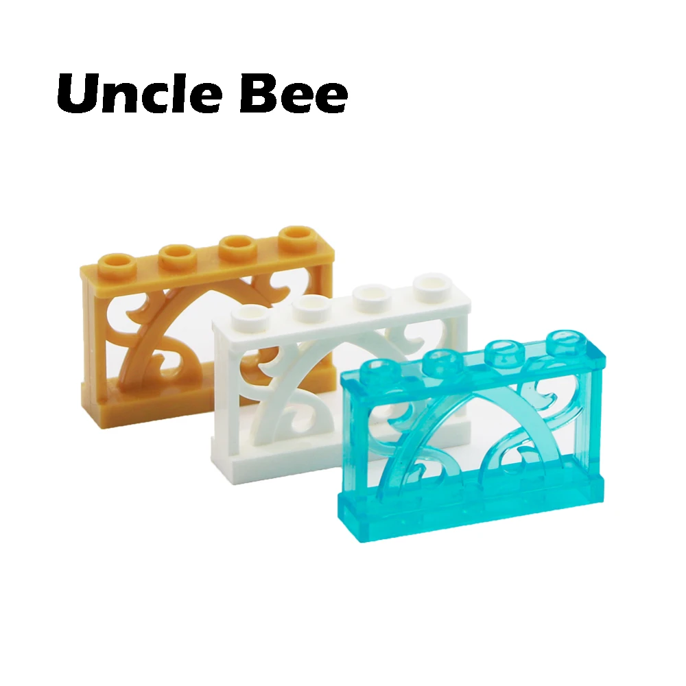 City Fence Building Blocks Street View House Garden Barrier DIY Assemble Particles MOC Bricks Toys Compatible LegoINGlys Friends (3)