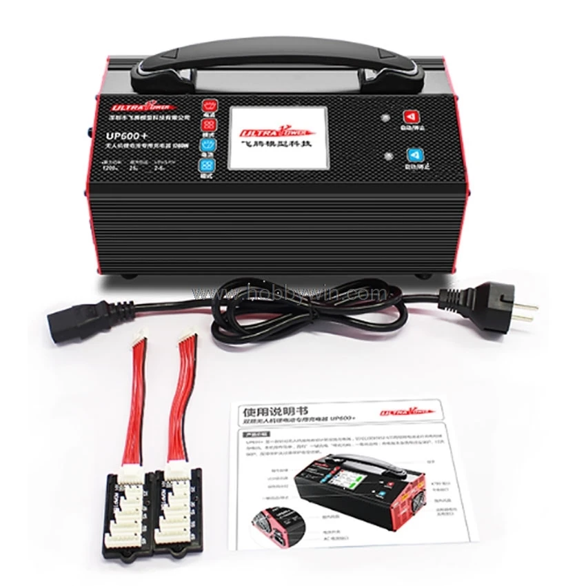 UP600 + Двухканальное зарядное устройство LiPo LiHV 2 6S для больших дронов Максимальная