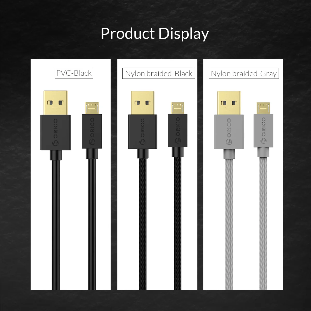 ORICO USB к Micro B кабель для быстрой зарядки мобильного телефона 2A провод поддержка передачи данных для Xiaomi Redmi Note 5 samsung