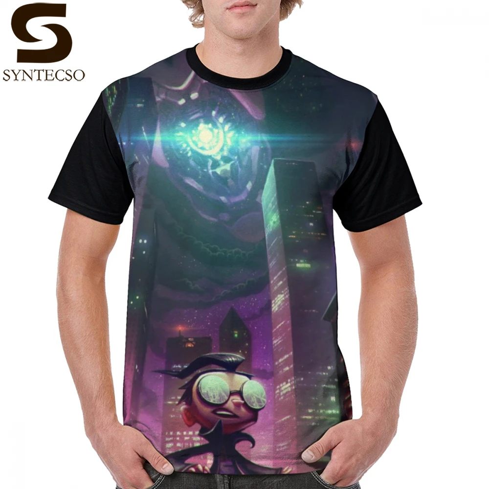 

Invader Zim T Shirt Invader Zim Fan Art - Dib The Nightmare Begins T-Shirt Printed XXX Graphic Tee Shirt Basic Men Cute Tshirt