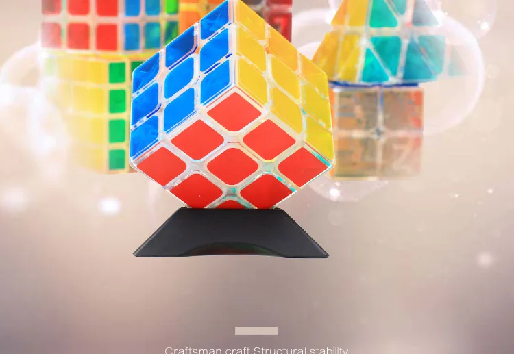 Магический 2x2 3x3 4x4 кубик Профессиональный соревнование скорость головоломка Кубики Игрушки для мальчиков Дети cubo magico светящиеся игры для детей