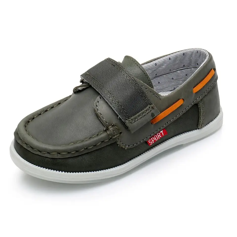 boys grey loafers
