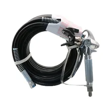 Безвоздушный распылитель высокого давления, профессиональный распылитель для покрытия стен, 15 м 1/" безвоздушный распылитель, шланг в сборе для распылителя